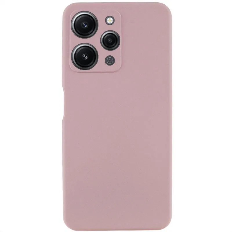 Чохол Silicone Cover Lakshmi Full Camera для Xiaomi Redmi 12 Рожевий / Pink Sand