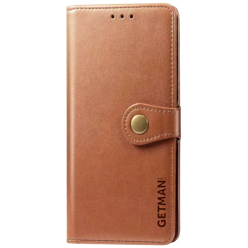 Шкіряний чохол-книжка GETMAN Gallant для Samsung Galaxy A05s Коричневий