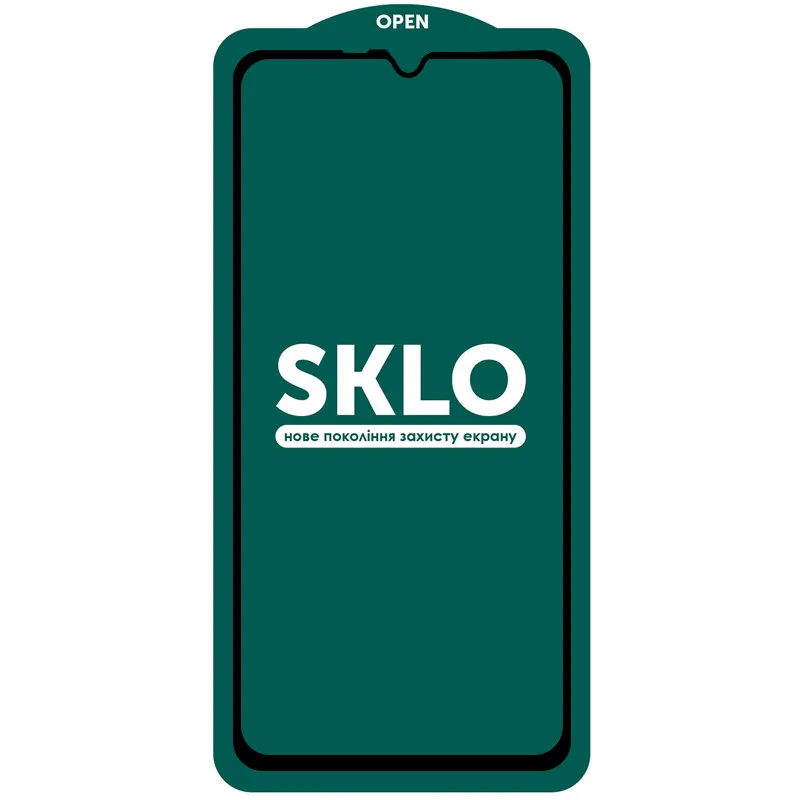 Захисне скло SKLO 5D для Xiaomi Redmi Note 13 5G / 13 Pro 4G/5G / 14s /M6 Pro 4G/F6 Pro Чорний