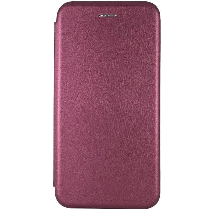 Шкіряний чохол-книжка Classy для Samsung Galaxy A05 Бордовий