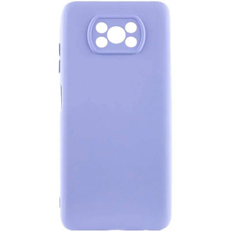 Чохол Silicone Cover Lakshmi Full Camera для Xiaomi Poco X3 NFC / Poco X3 Pro Бузковий / Dasheen