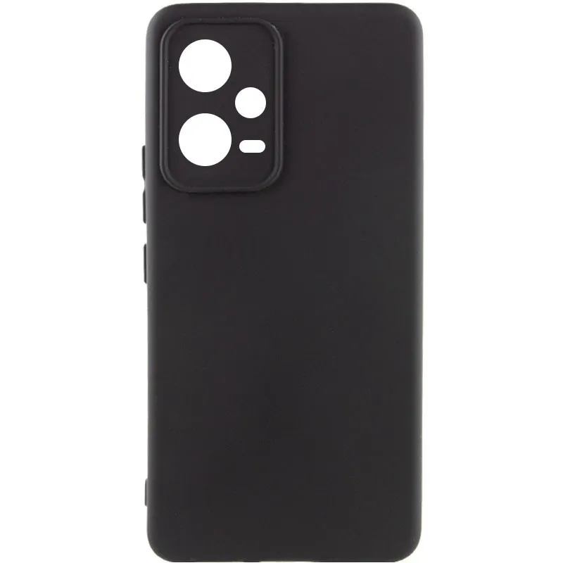 Чохол Silicone Cover Lakshmi Full Camera для Xiaomi Poco X5 5G / Redmi Note 12 5G Чорний / Black