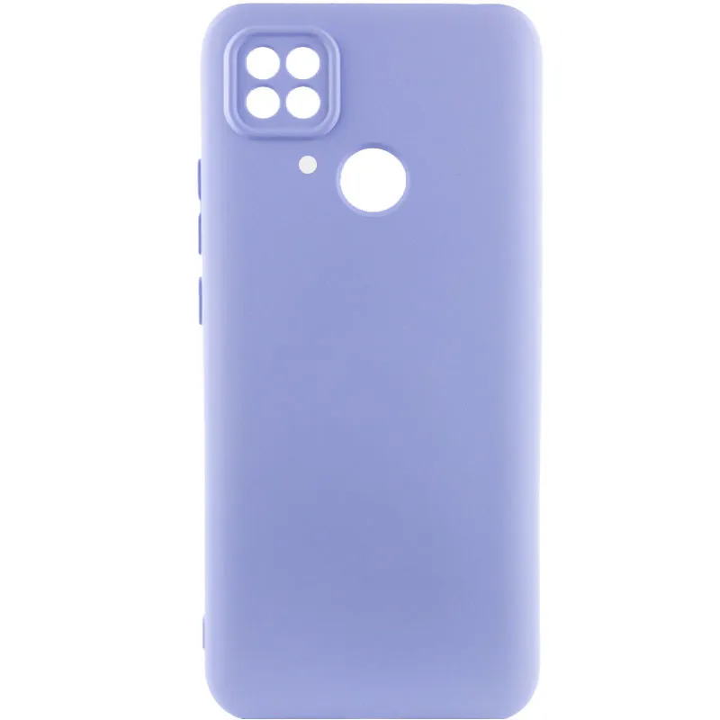 Чохол Silicone Cover Lakshmi Full Camera для Xiaomi Redmi 10C Бузковий / Dasheen