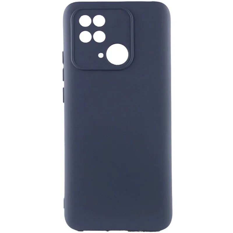 Чохол Silicone Cover Lakshmi Full Camera для Xiaomi Redmi 10C Темно-синій / Midnight blue