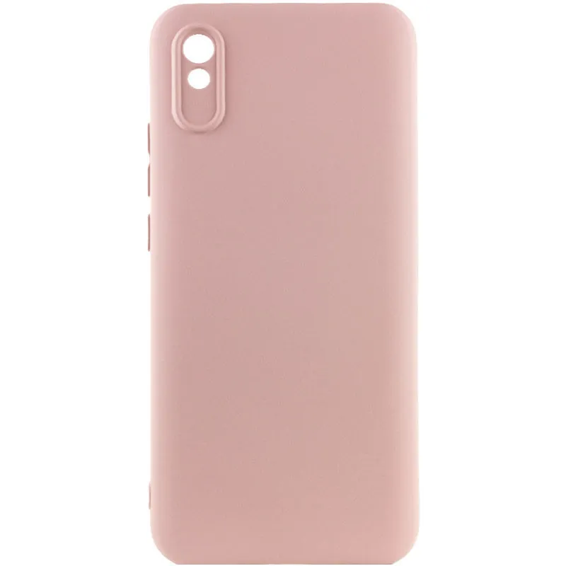 Чохол Silicone Cover Lakshmi Full Camera для Xiaomi Redmi 9A Рожевий / Pink Sand