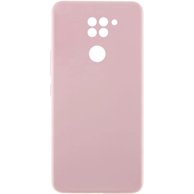 Чохол Silicone Cover Lakshmi Full Camera для Xiaomi Redmi Note 9 / Redmi 10X Рожевий / Pink Sand