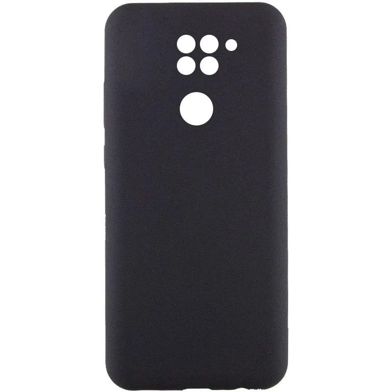 Чохол Silicone Cover Lakshmi Full Camera для Xiaomi Redmi Note 9 / Redmi 10X Чорний / Black