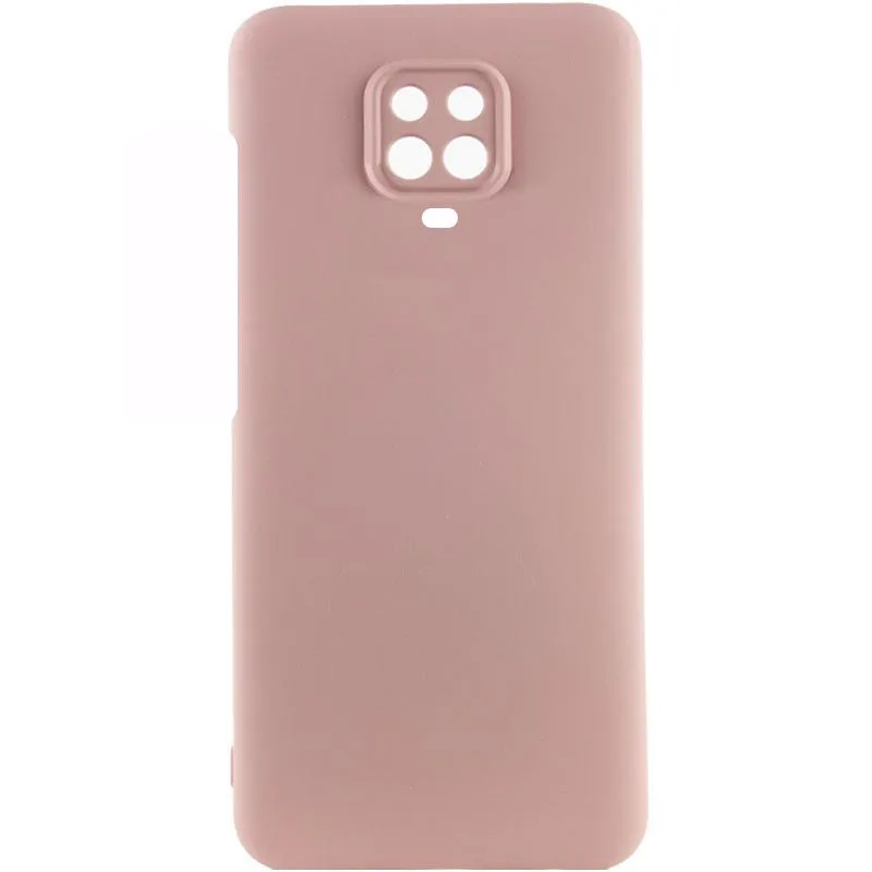 Чохол Silicone Cover Lakshmi Full Camera для Xiaomi Redmi Note 9s / Note 9 Pro /Note 9 Pro Max Рожевий / Pink Sand