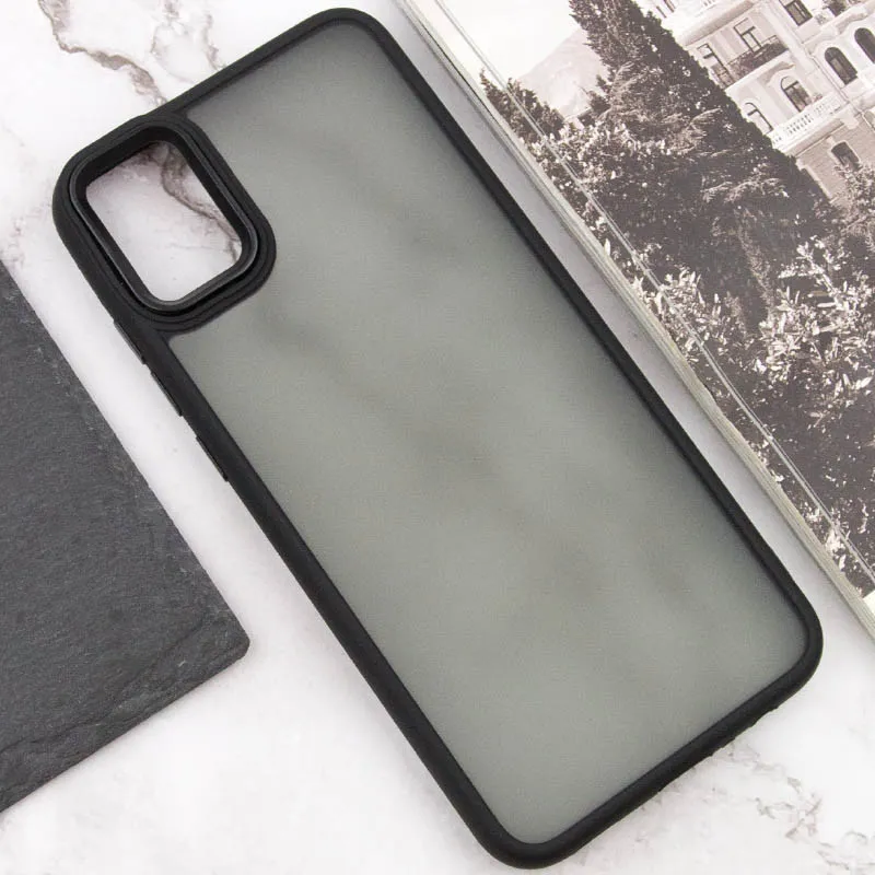 Чохол TPU+PC Lyon Frosted для Samsung Galaxy A05 Black — фото 5