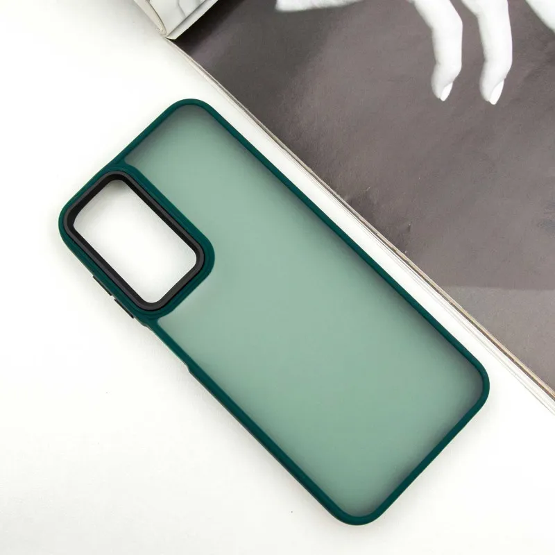 Чохол TPU+PC Lyon Frosted для Samsung Galaxy A05s Green — фото 2