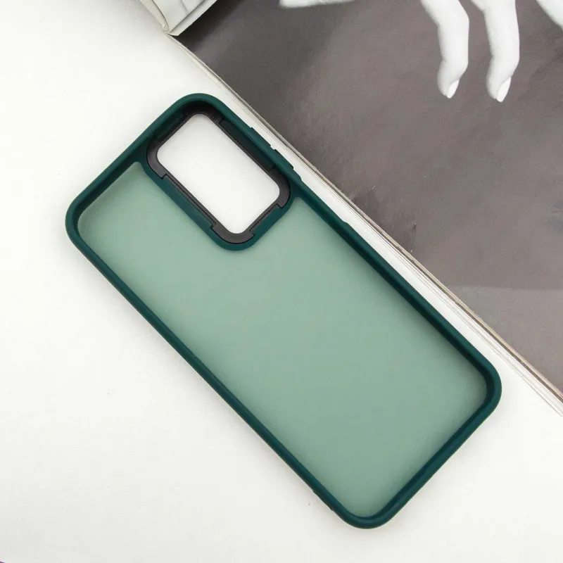 Чохол TPU+PC Lyon Frosted для Samsung Galaxy A05s Green — фото 3