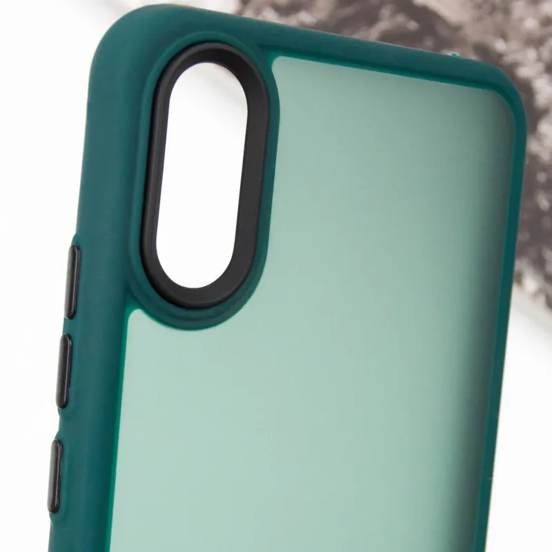 Чохол TPU+PC Lyon Frosted для Xiaomi Redmi 9A Green — фото 5
