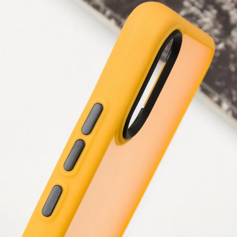 Чохол TPU+PC Lyon Frosted для Xiaomi Redmi 9A Orange — фото 5