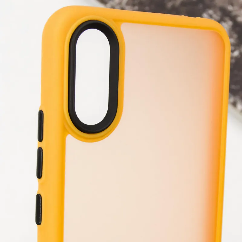 Чохол TPU+PC Lyon Frosted для Xiaomi Redmi 9A Orange — фото 5