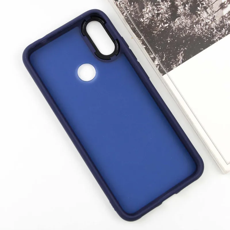 Чохол TPU+PC Lyon Frosted для Xiaomi Redmi Note 7 / Note 7 Pro / Note 7s Navy Blue — фото 4
