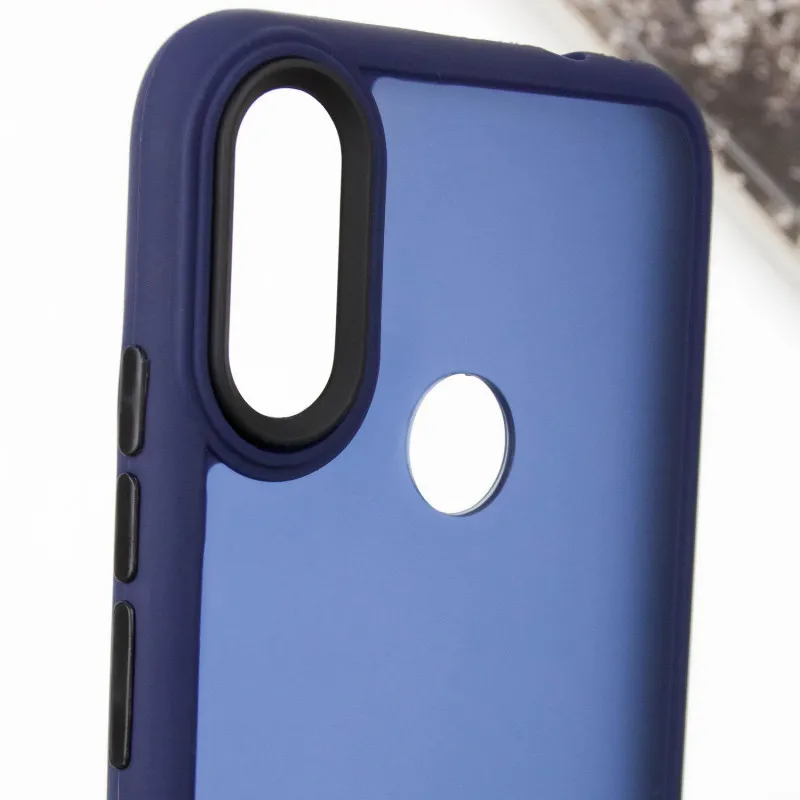 Чохол TPU+PC Lyon Frosted для Xiaomi Redmi Note 7 / Note 7 Pro / Note 7s Navy Blue — фото 5