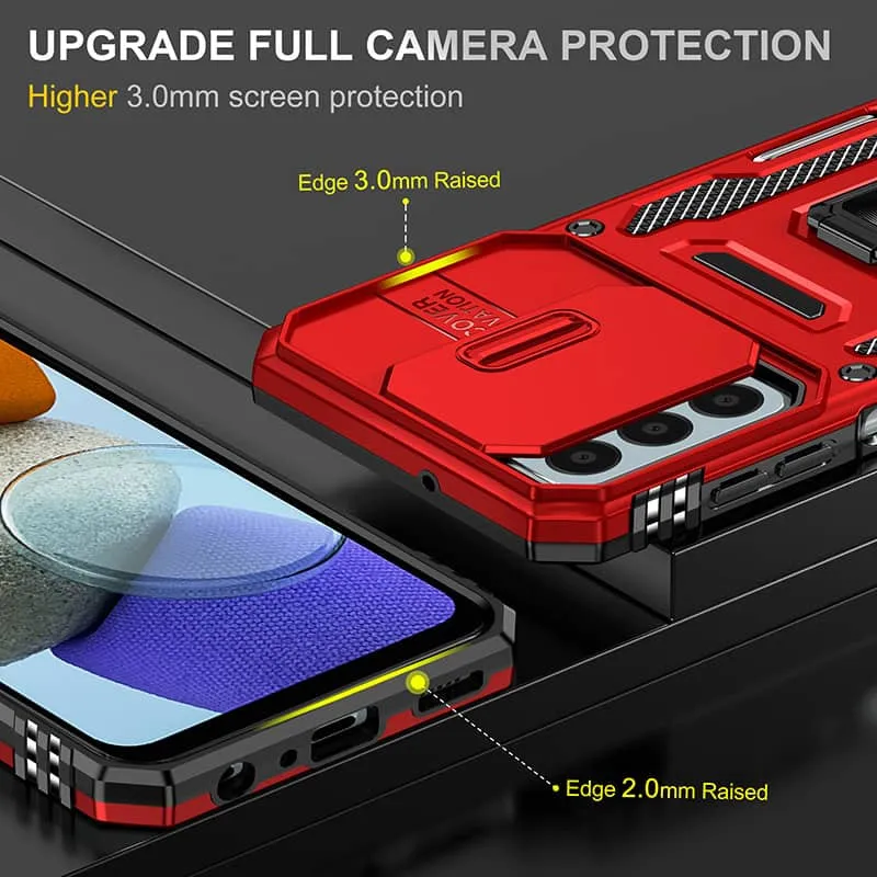 Ударостійкий чохол Camshield Army Ring для Samsung Galaxy A05s Червоний / Red — фото 5