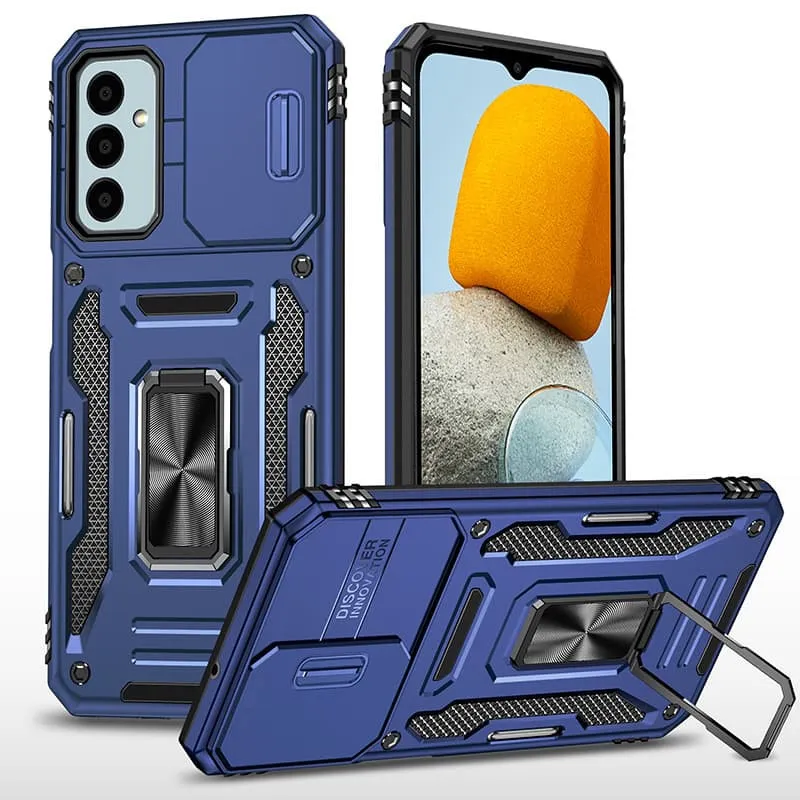 Ударостійкий чохол Camshield Army Ring для Samsung Galaxy A05s Синій / Navy