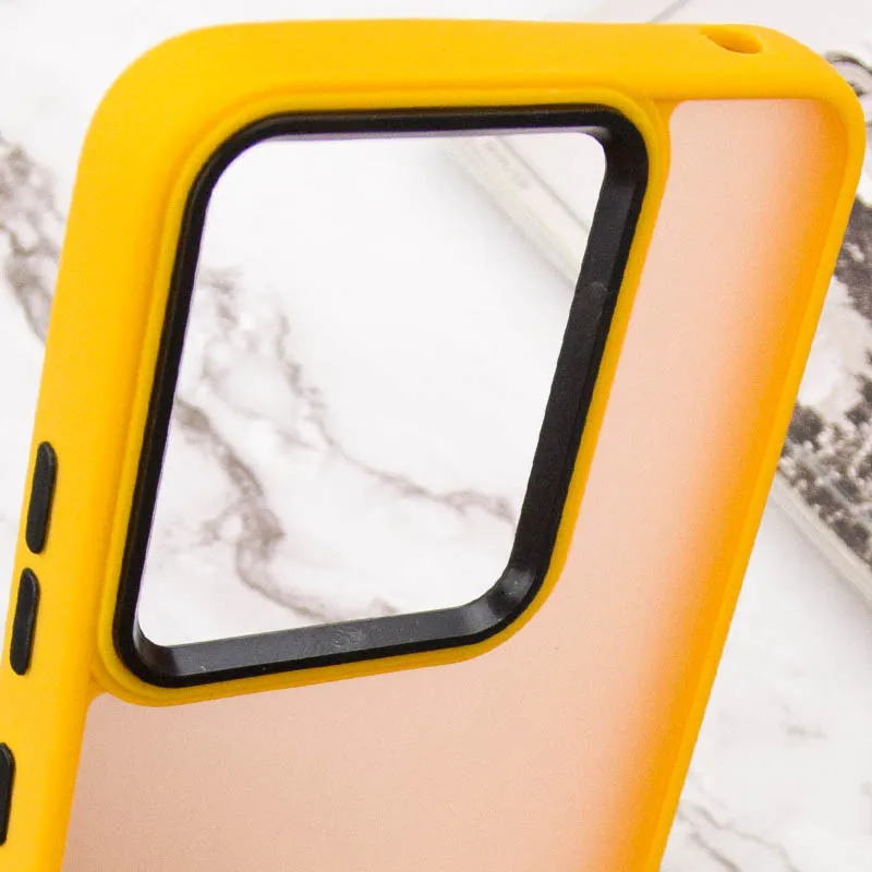Чохол TPU+PC Lyon Frosted для Xiaomi Redmi 13C / Poco C65 Orange — фото 5