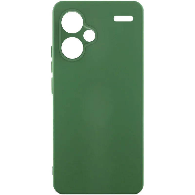 Чохол Silicone Cover Lakshmi Full Camera для Xiaomi Redmi Note 13 Pro+ Зелений / Dark green