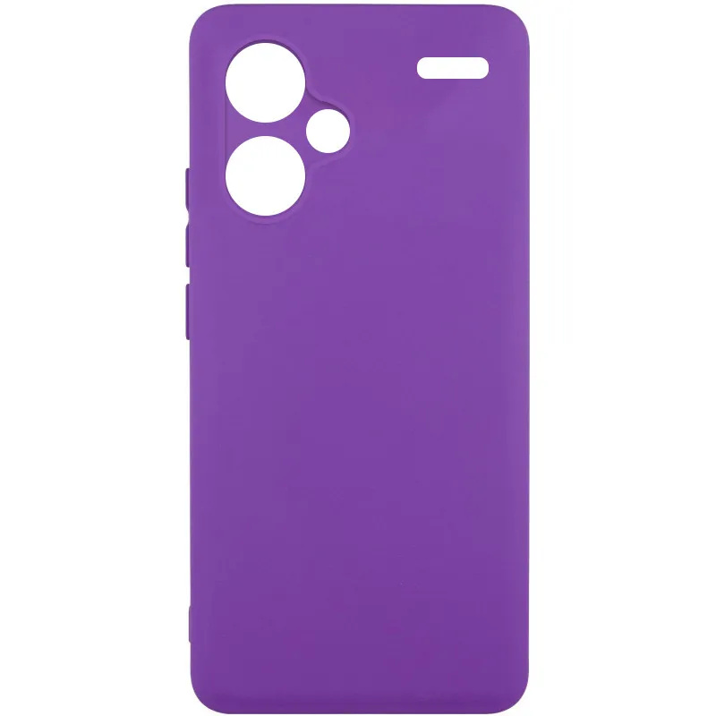 Чохол Silicone Cover Lakshmi Full Camera для Xiaomi Redmi Note 13 Pro+ Фіолетовий / Purple