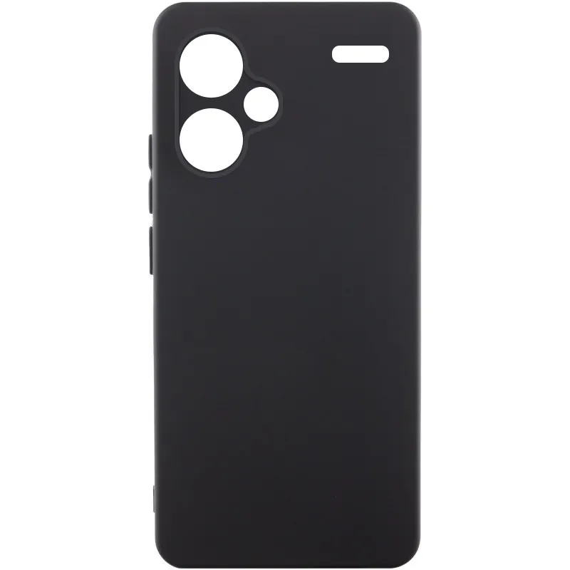 Чохол Silicone Cover Lakshmi Full Camera для Xiaomi Redmi Note 13 Pro+ Чорний / Black