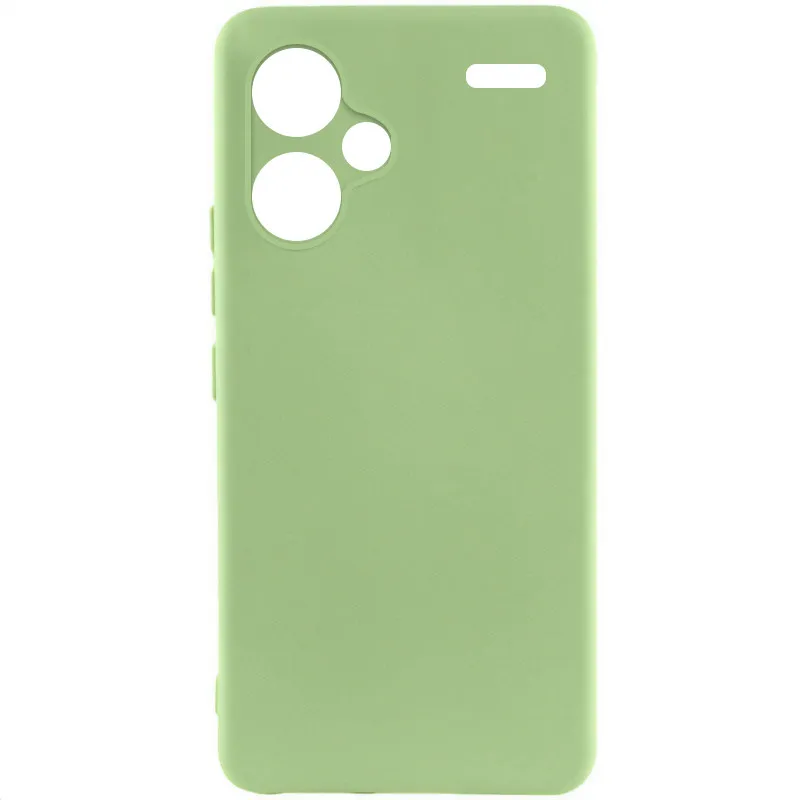 Чохол Silicone Cover Lakshmi Full Camera для Xiaomi Redmi Note 13 Pro+ Зелений / Pistachio