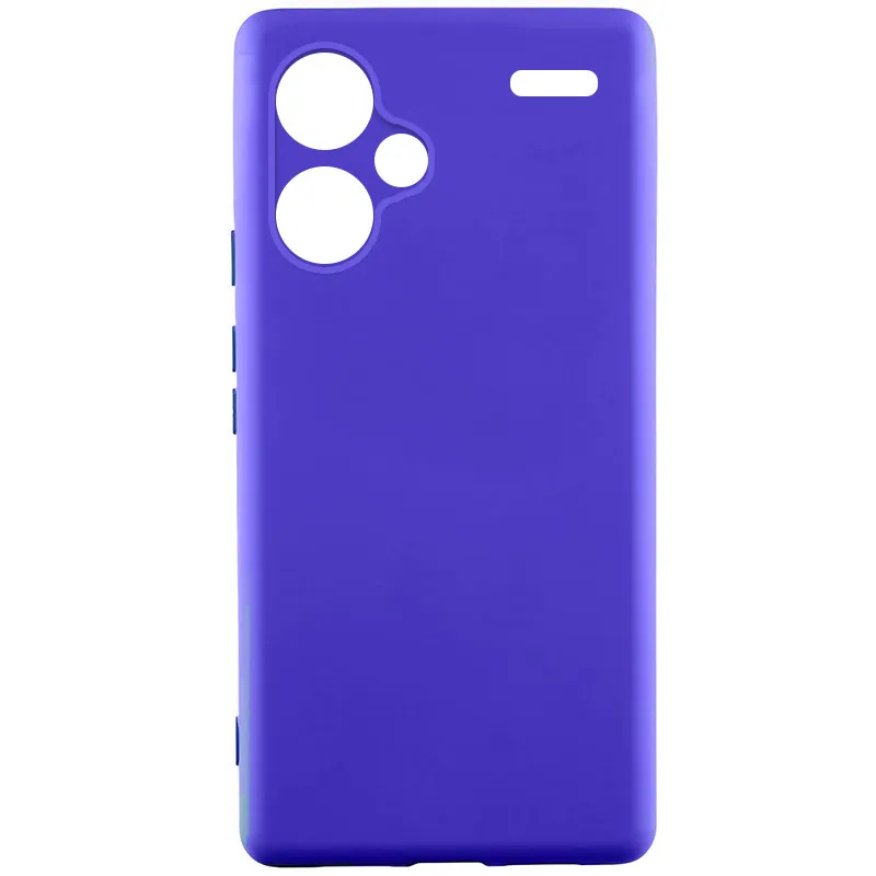Чохол Silicone Cover Lakshmi Full Camera для Xiaomi Redmi Note 13 Pro+ Синій / Iris