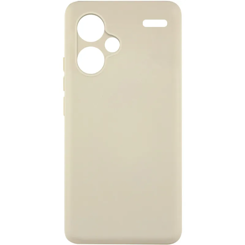 Чохол Silicone Cover Lakshmi Full Camera для Xiaomi Redmi Note 13 Pro+ Пісочний / Sand