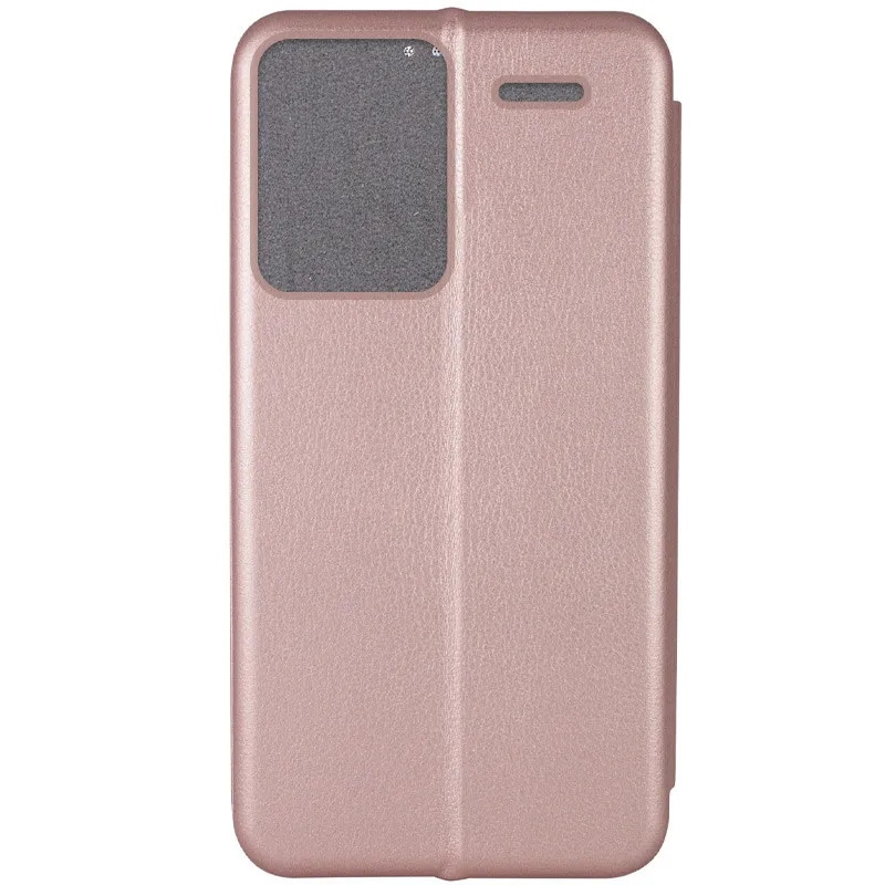 Шкіряний чохол-книжка Classy для Xiaomi Redmi Note 13 Pro+ Rose Gold — фото 4