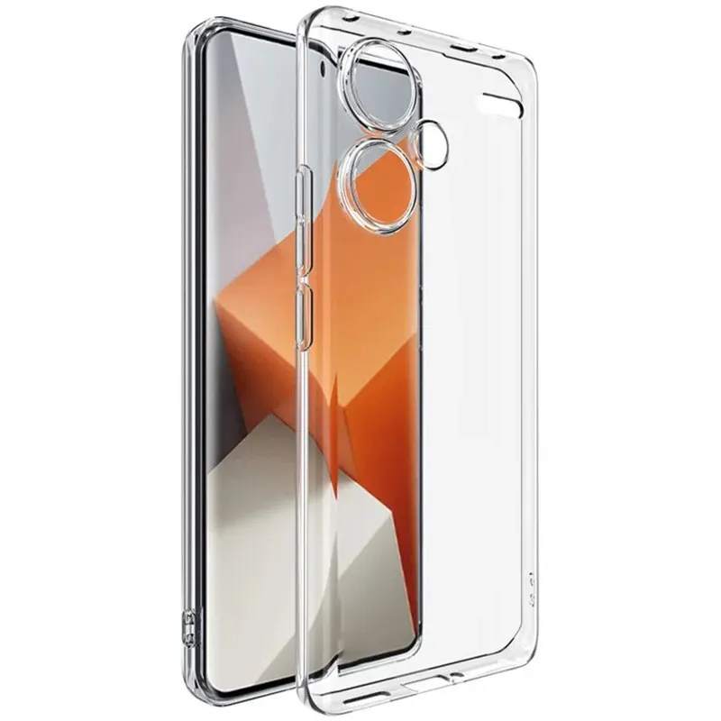 TPU чохол Epic Transparent 1,5mm Full Camera для Xiaomi Redmi Note 13 Pro+ Безбарвний