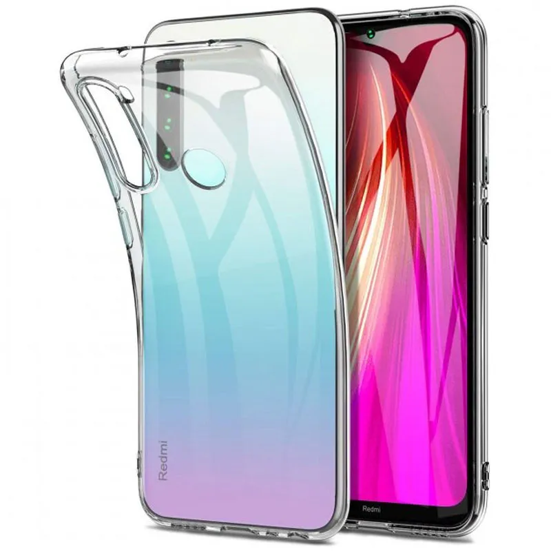 TPU чохол Epic Transparent 1,5mm для Xiaomi Redmi Note 8 / Note 8 2021 Безбарвний