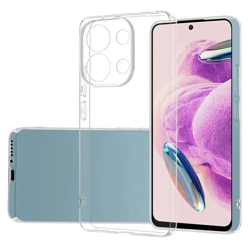 TPU чохол Epic Transparent 1,5mm Full Camera для Xiaomi Poco X6 / Note 13 Pro 5G Безбарвний