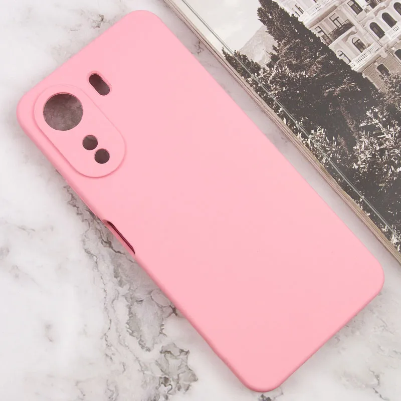 Чохол Silicone Cover Lakshmi Full Camera для Xiaomi Redmi 13C / Poco C65 Рожевий / Light pink — фото 3