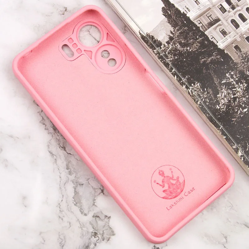 Чохол Silicone Cover Lakshmi Full Camera для Xiaomi Redmi 13C / Poco C65 Рожевий / Light pink — фото 4