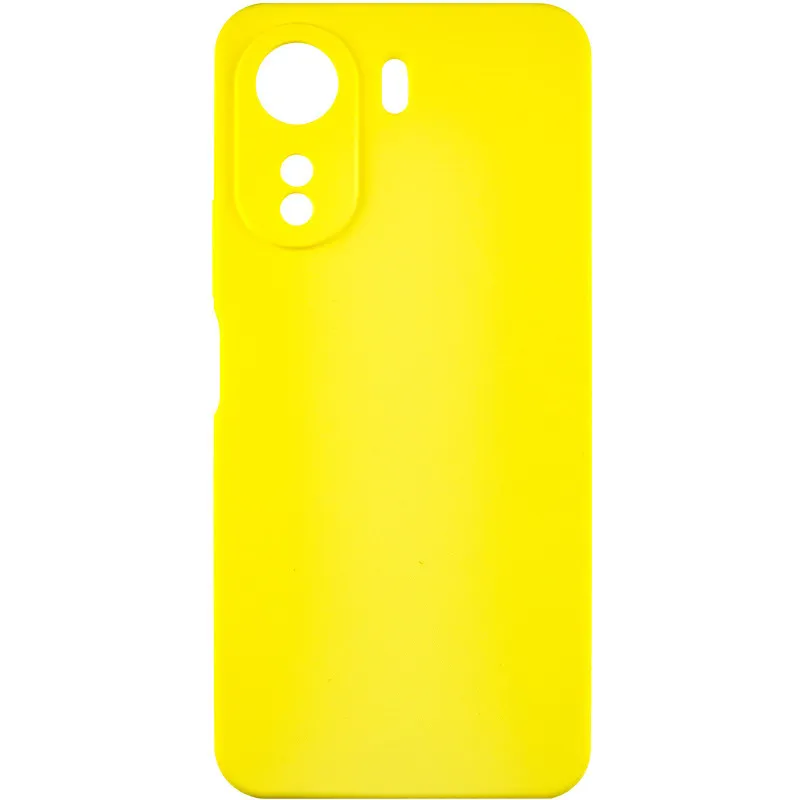 Чохол Silicone Cover Lakshmi Full Camera (AAA) для Xiaomi Redmi 13C / Poco C65 Жовтий / Yellow