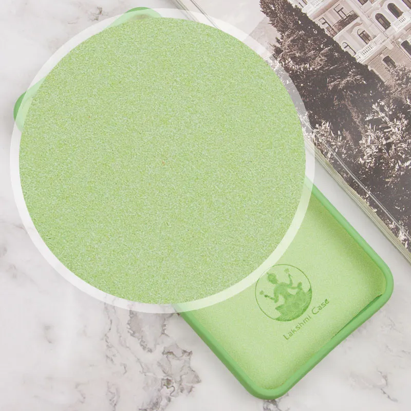 Чохол Silicone Cover Lakshmi Full Camera для Xiaomi Redmi 13C / Poco C65 М'ятний / Mint — фото 4