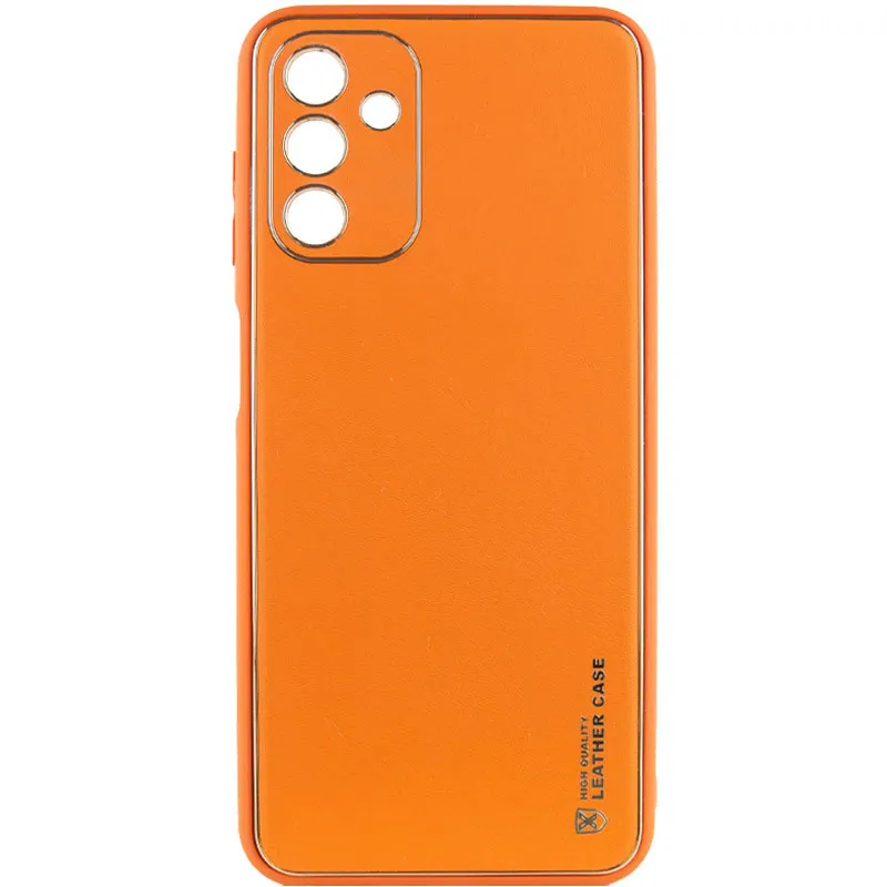 Шкіряний чохол Xshield для Samsung Galaxy A15 4G/5G / M15 5G Помаранчевий / Apricot