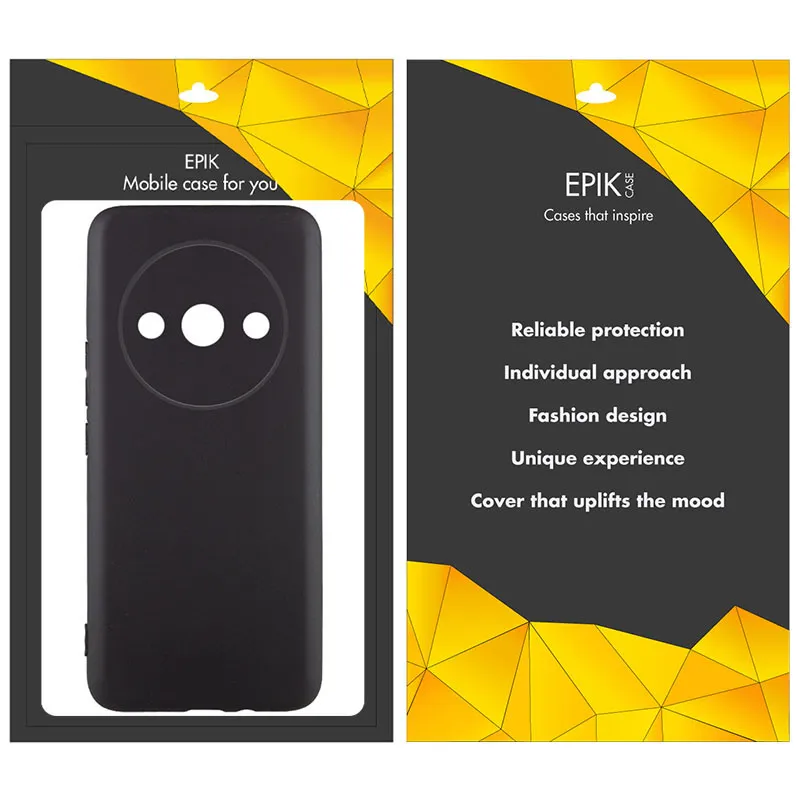 Чохол TPU Epik Black Full Camera для Xiaomi Redmi A3 Чорний — фото 4