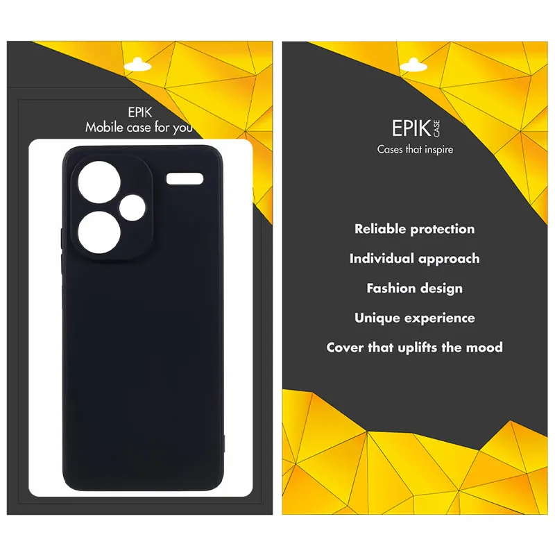 Чохол TPU Epik Black Full Camera для Xiaomi Redmi Note 13 Pro+ Чорний — фото 5