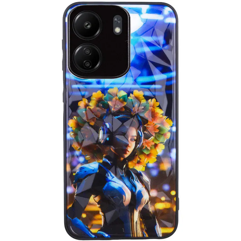 TPU+PC чохол Prisma Ladies для Xiaomi Redmi 13C / Poco C65 Cyberpunk — фото 3
