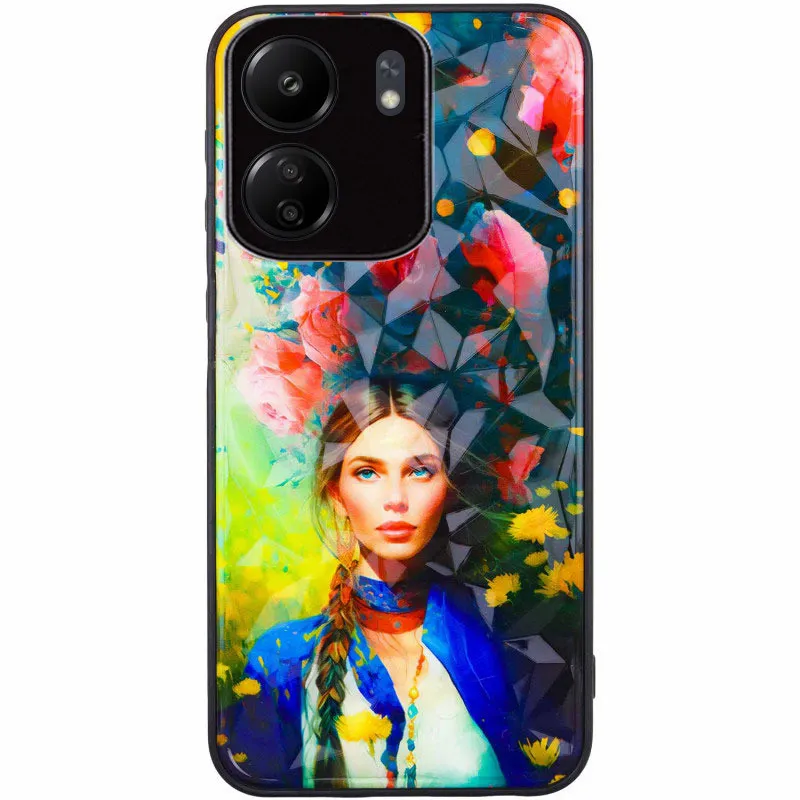 TPU+PC чохол Prisma Ladies для Xiaomi Redmi 13C / Poco C65 Peonies — фото 2
