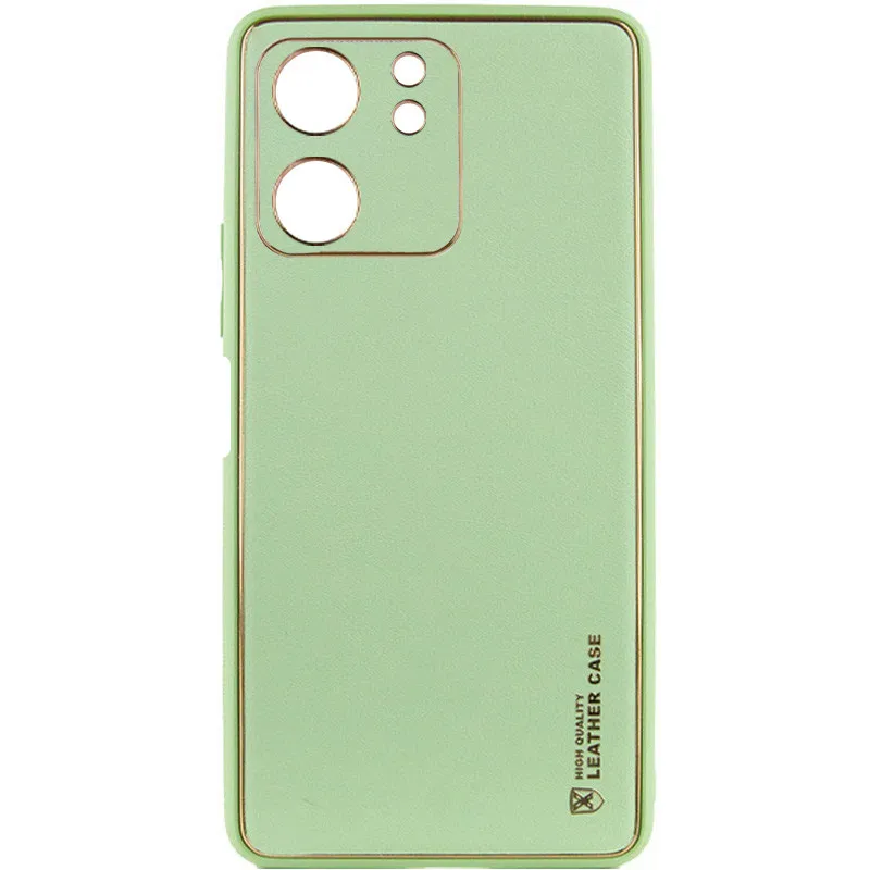 Шкіряний чохол Xshield для Xiaomi Redmi 13C / Poco C65 Зелений / Pistachio