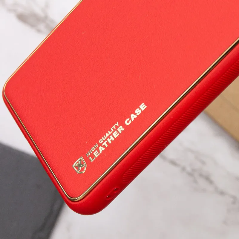 Шкіряний чохол Xshield для Xiaomi Redmi 13C / Poco C65 Червоний / Red — фото 2
