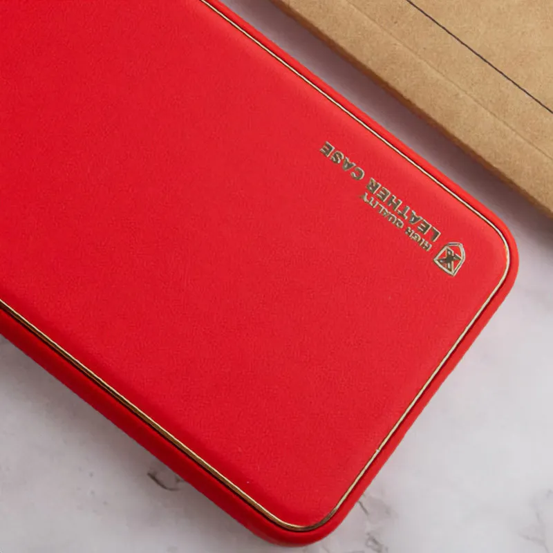 Шкіряний чохол Xshield для Xiaomi Redmi 13C / Poco C65 Червоний / Red — фото 3