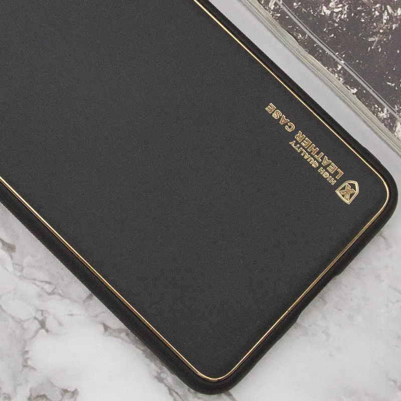 Шкіряний чохол Xshield для Xiaomi Redmi 13C / Poco C65 Чорний / Black — фото 2