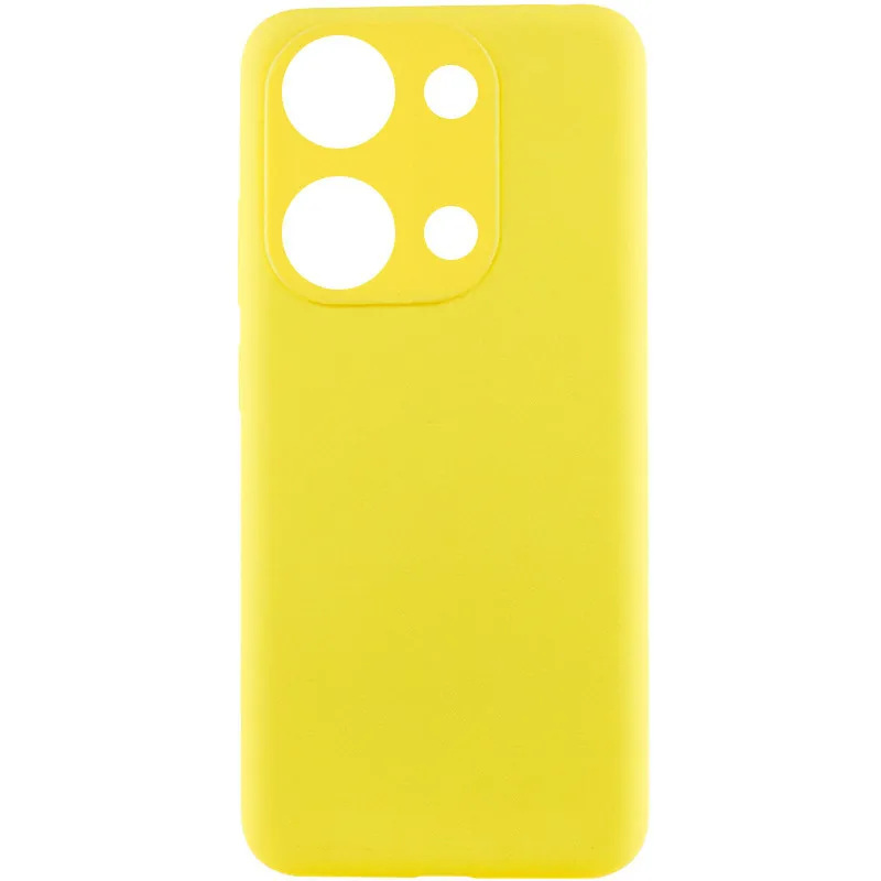 Чохол Silicone Cover Lakshmi Full Camera для Xiaomi Redmi Note 13 4G Жовтий / Yellow