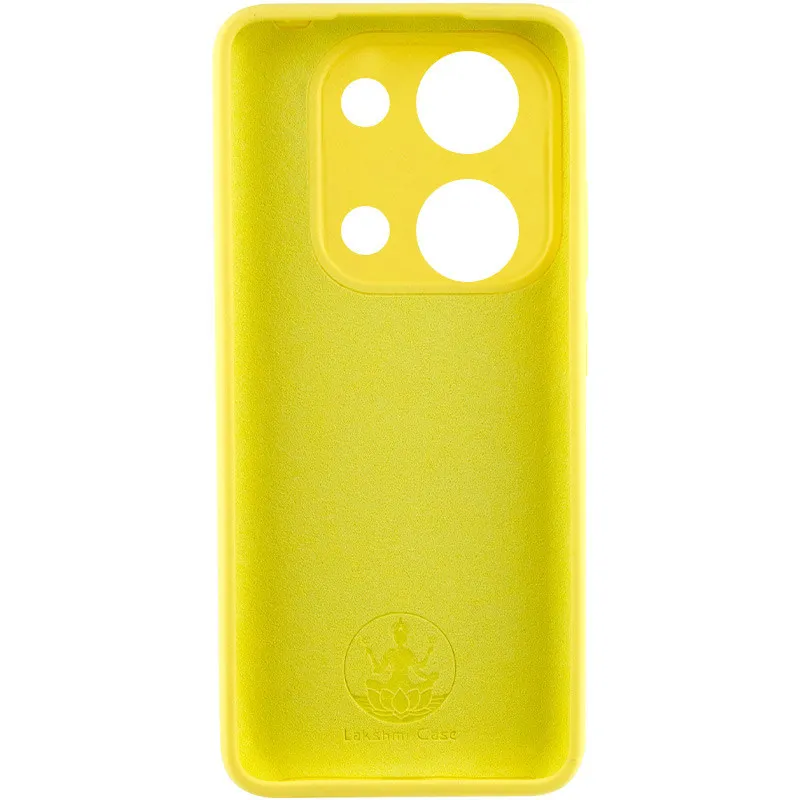 Чохол Silicone Cover Lakshmi Full Camera для Xiaomi Redmi Note 13 4G Жовтий / Yellow — фото 3