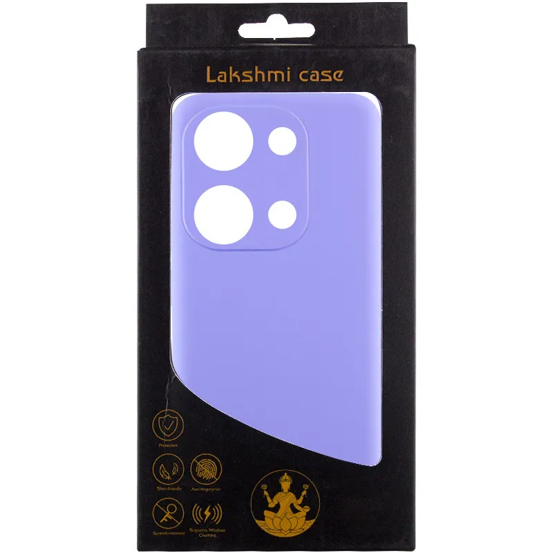Чохол Silicone Cover Lakshmi Full Camera для Xiaomi Redmi Note 13 4G Бузковий / Dasheen — фото 4