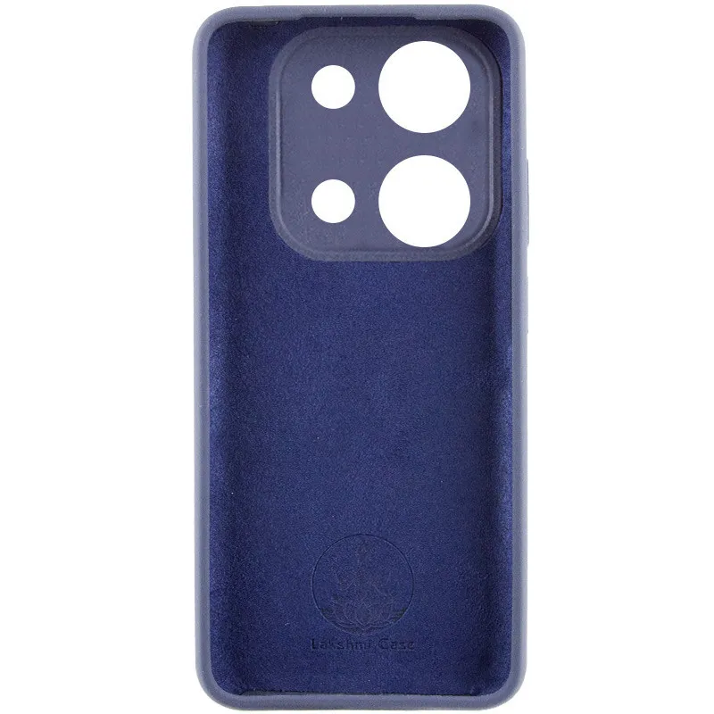 Чохол Silicone Cover Lakshmi Full Camera для Xiaomi Redmi Note 13 4G Темно-синій / Midnight blue — фото 2